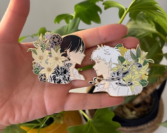 TSHD Yoshiki & Hikaru Enamel Pins- Gold plated - Iimited edition
