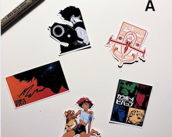 Cowboy Bebop Anime Stickers: Waterproof Vinyl Decals, Space Cowboy