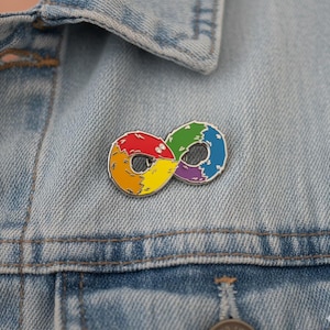 Rainbow Infinity Enamel Pin
