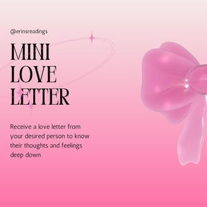 ¡Mini lectura de cartas de amor!