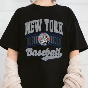 Vintage New York Baseball Png, EST 1903 Baseball Png, New York Baseball Fan Gift, Retro Baseball Png For Shirt, Baseball Team PNG.