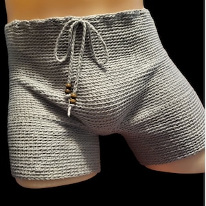 Men's crochet shorts