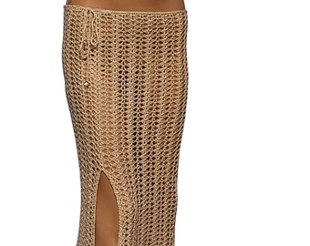 Crochet cotton skirt