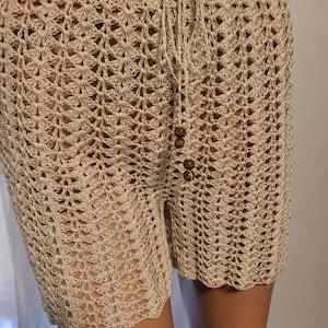 Pantalones cortos de ganchillo