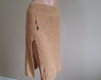 Crochet cotton skirt