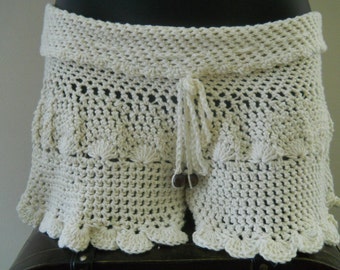 Crochet made shorts