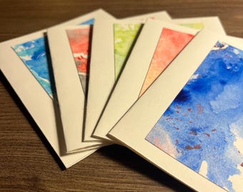 Tarjetas en blanco hechas a mano: ¡No hay dos tarjetas iguales!