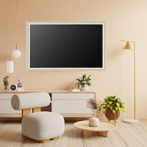 Ornate Gold or Silver TV Frames | Bespoke Custom Frames for All TV Brands | Elevate Your Home Decor