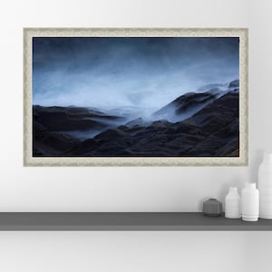 White Ornate Custom TV Frame – Bespoke for All TVs | Handmade in Melbourne | Elegant Home Décor Upgrade
