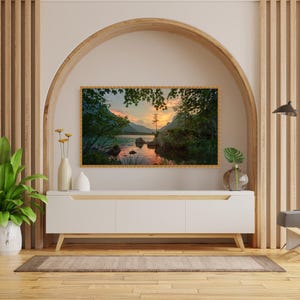 Gold Ornate Custom TV Frame – Bespoke Frames for All TVs | Handmade in Melbourne | Elegant Home Décor Upgrade
