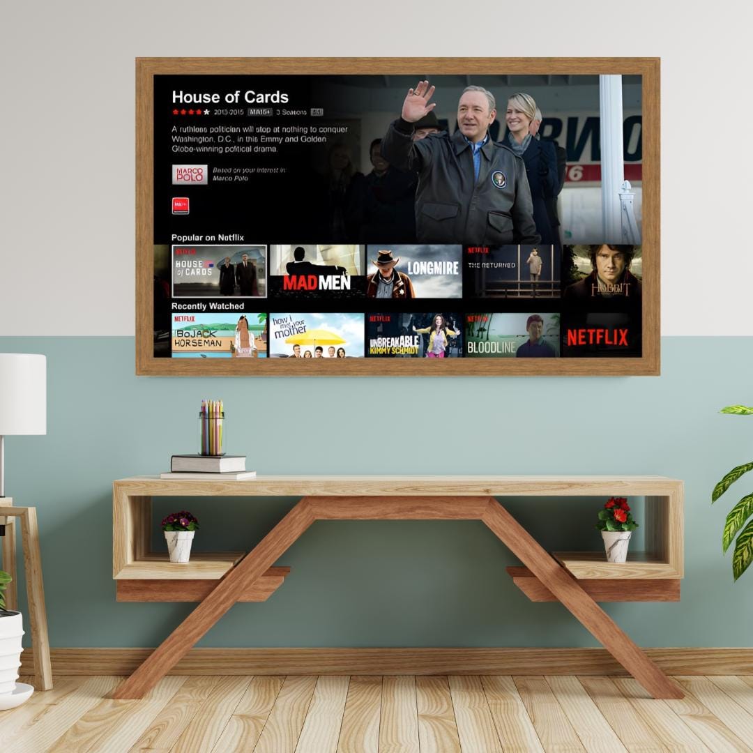 Handmade Teak TV Frame – Botanica Timber Design, Custom Fit, Fully ...