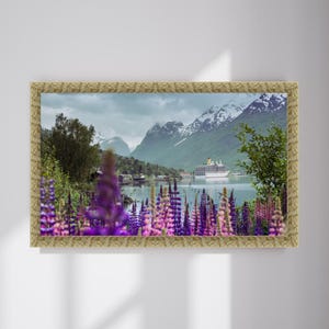 Flora – Gold or Silver Custom TV Frame | Ornate Decorative TV Surround | Handmade in Australia | Fits Any Wall-Mounted TV
