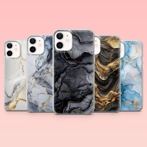 Marble Phone Case Aesthetic Marmoreal City Cover for iPhone 16 Pro, 15, 14, 13, 12, Samsung S25+, S24FE, S23, S22, A16, A55, A25, Pixel 9
