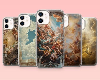 Michelangelo Phone Case Renaissance Art Cover for iPhone 16 Pro, 15, 14, 13, 12, Samsung S25+, S24FE, S23, S22, A16, A55, A2, Pixel 9