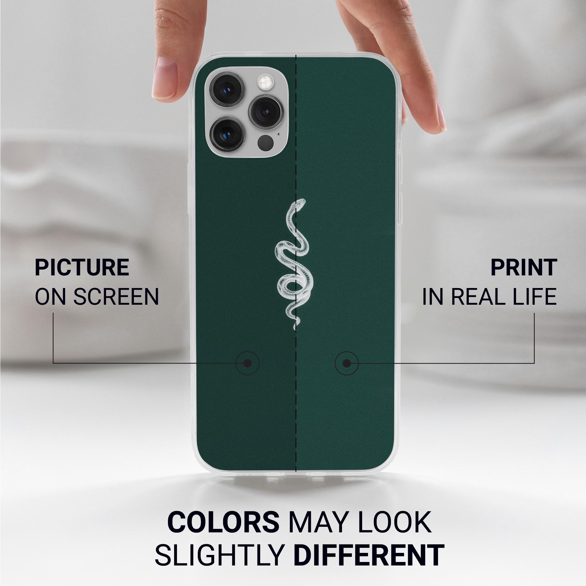 シンプルな携帯ケース グリーン アニマルカバー iPhone 16 Pro、15、14