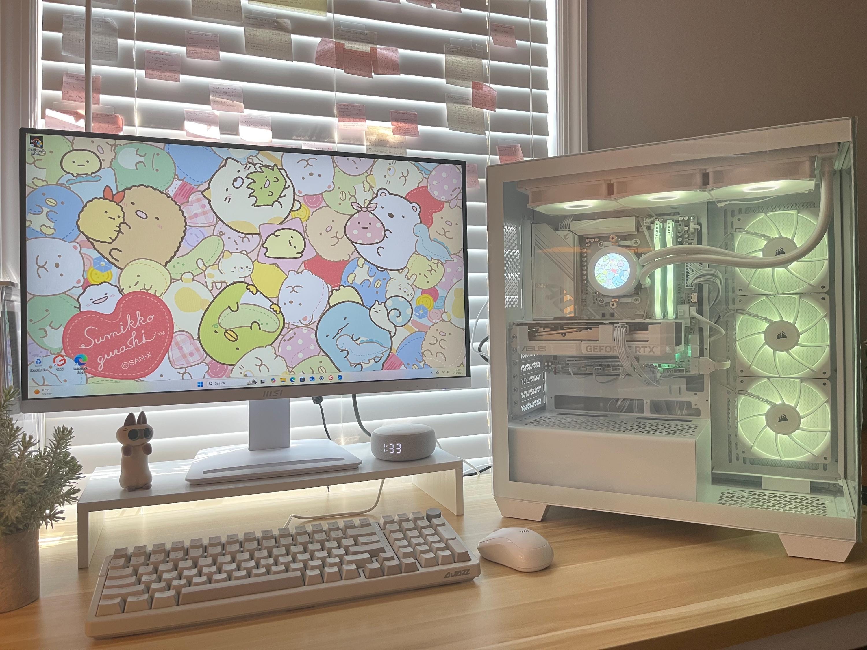 The Icebear | All White Midrange Gaming PC | RX 9060XT | Liquid