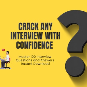 Crack Any Interview with Confidence | Master 100 Interview Questions and Answers PDF | Job & Govt Interview Guide | Instant Download