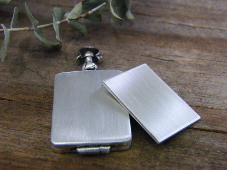 Men's Pocket Locket Sterling Silver Etsy