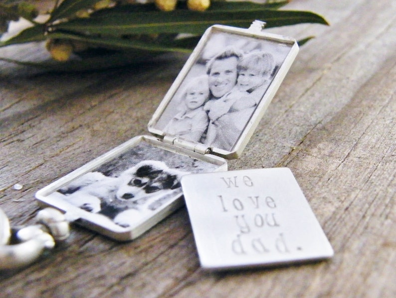 Men's Pocket Locket Sterling Silver Etsy