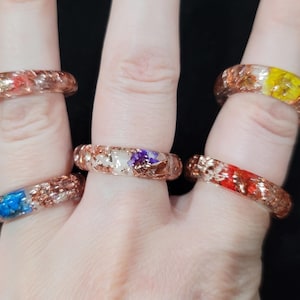 Resin rings