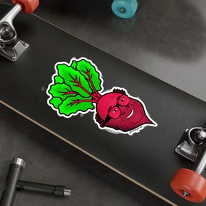 ダニー・デビート ビニールステッカー | 面白いセレブの食べ物ネタ | 有名俳優の言葉遊びデカール - 車/ウォーターボトル/ノートに使える楽しいステッカー