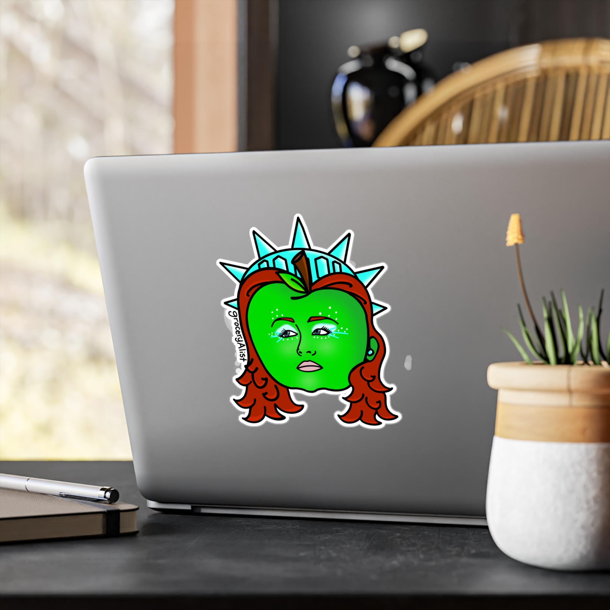 Apple Roan Vinyl Decal (red Hair) - Fun Sticker for Car/water Bottle ...