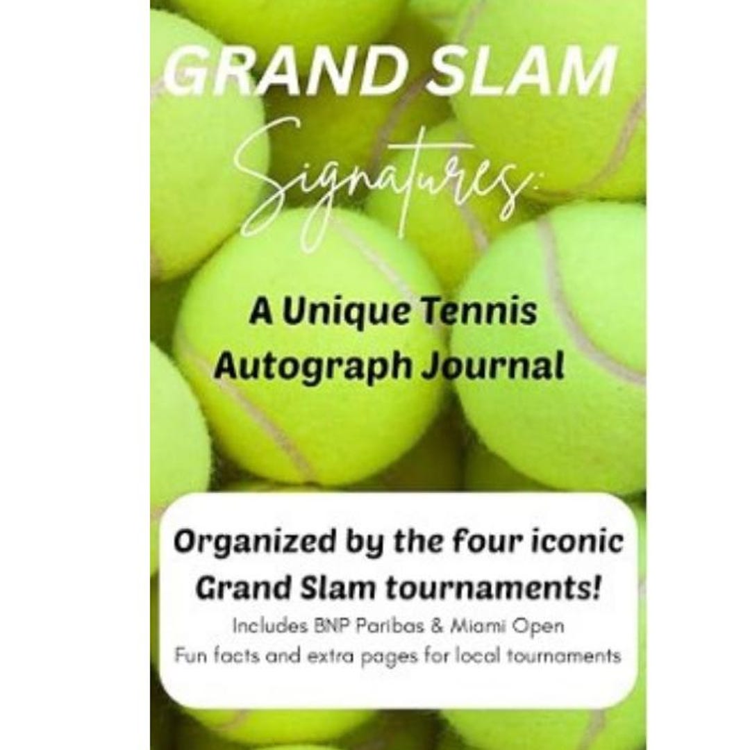 Grand Slam Signatures: A Unique Tennis Autograph Journal - Etsy