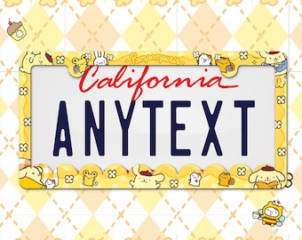 RESTOCKING IN PROGRESS - Pompom Puppy License Plate Frame