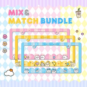 Mix & Match Chi Kawa License Plate Frame Bundle