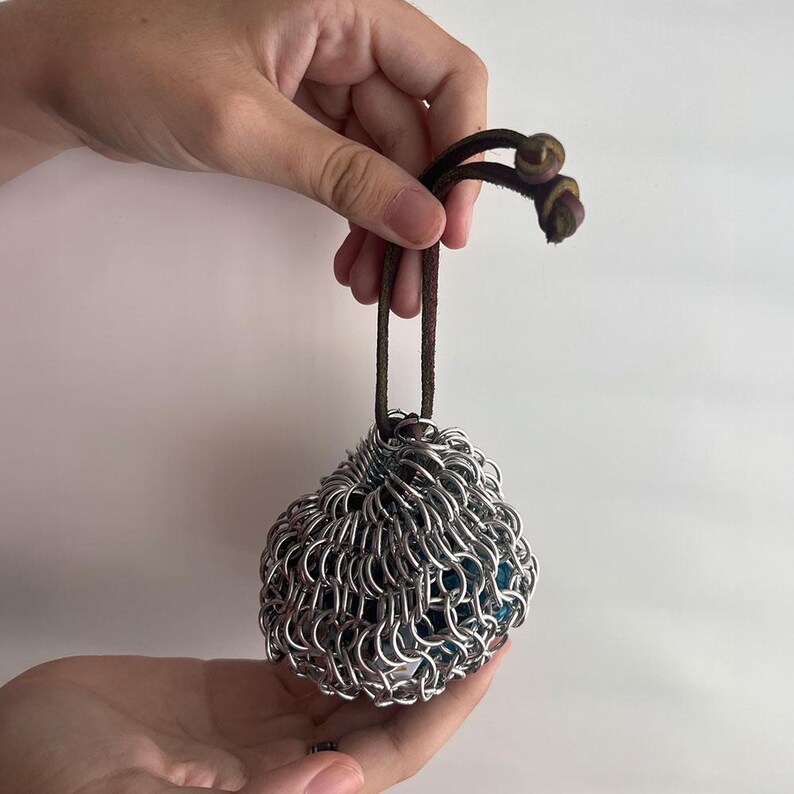Chainmail Dice Purse - Dnd, Pouch, Tabletop, Collection - Etsy