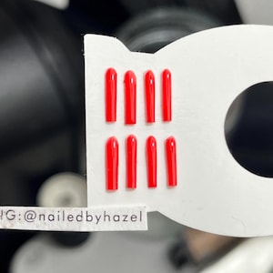 Labubu press on nails! Solid Color nail set!