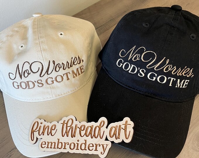 Behold Catholic Ministries, Inc. Cap Hat Unisex Sizing No Worries God’s Got Me