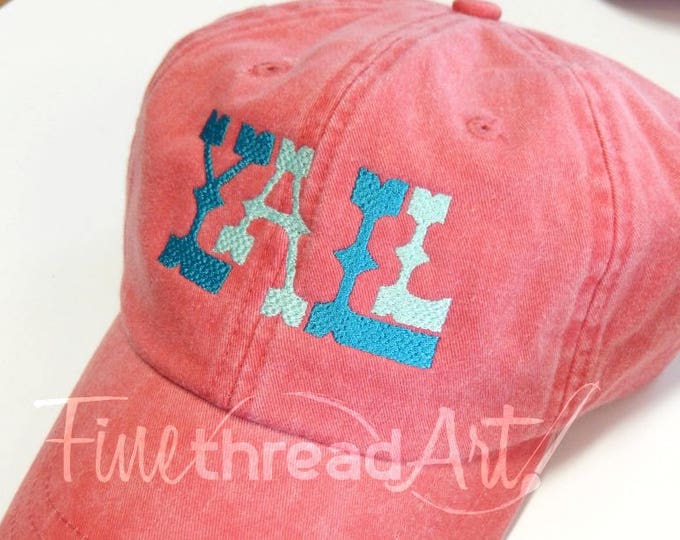LADIES Yall Baseball Cap Hat LEATHER strap Monogram Preppy Bachelorette Pigment Dyed Acadiana South Southern Y'all