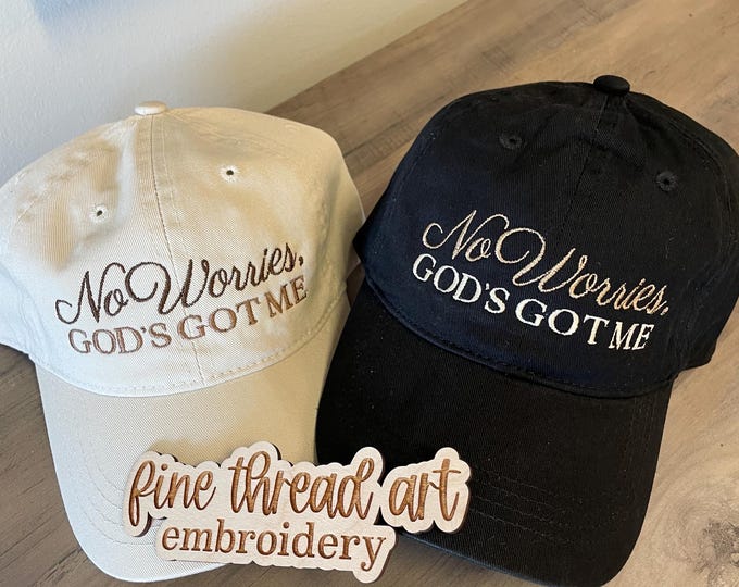Behold Catholic Ministries, Inc. Cap Hat Unisex Sizing No Worries God’s Got Me