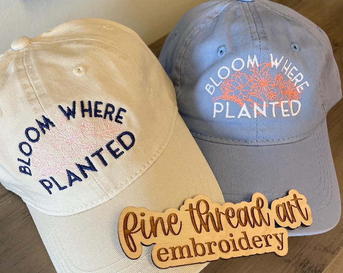 Behold Catholic Ministries, Inc. Cap Hat Unisex Sizing Bloom Where Planted