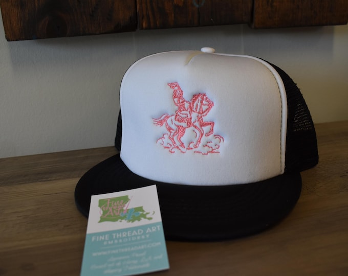 Ladies Cowgirl Baseball Cap Hat Snapback Foam Trucker Travel Summer Vacation Beach Nashville Western Country Horse Saddle Rodeo Bachelorette