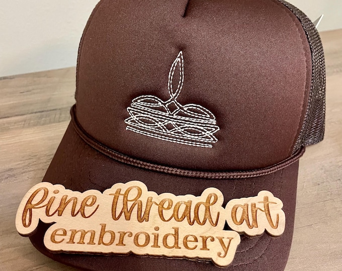 Adult Cowboy Boot Stitching Rope Foam Trucker Baseball Cap Hat