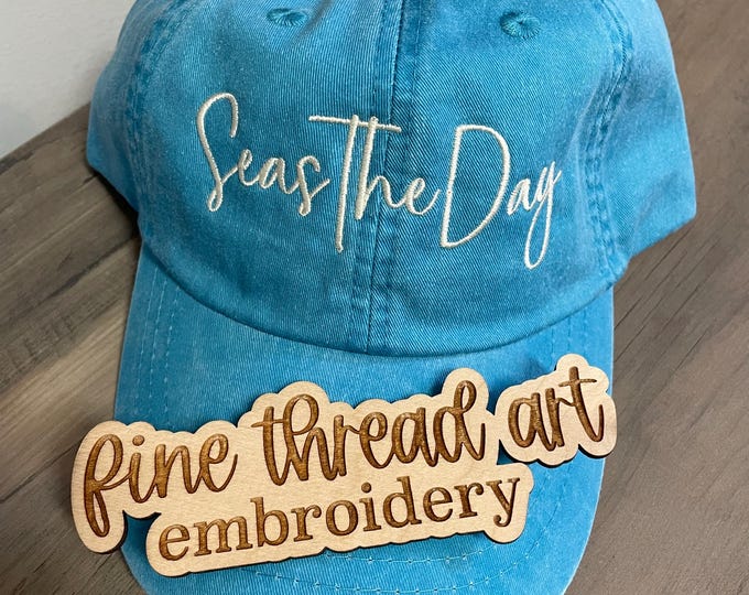 Adult Unisex Cruise Seas the Day Baseball Cap Hat Summer Vacation Ship Travel Beach Group Trip Family Reunion Personalized