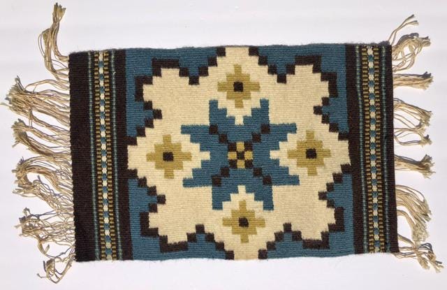 Vintage Norway Handmade Wool Area Rug Audhild Vikens Vevstove Skei I ...