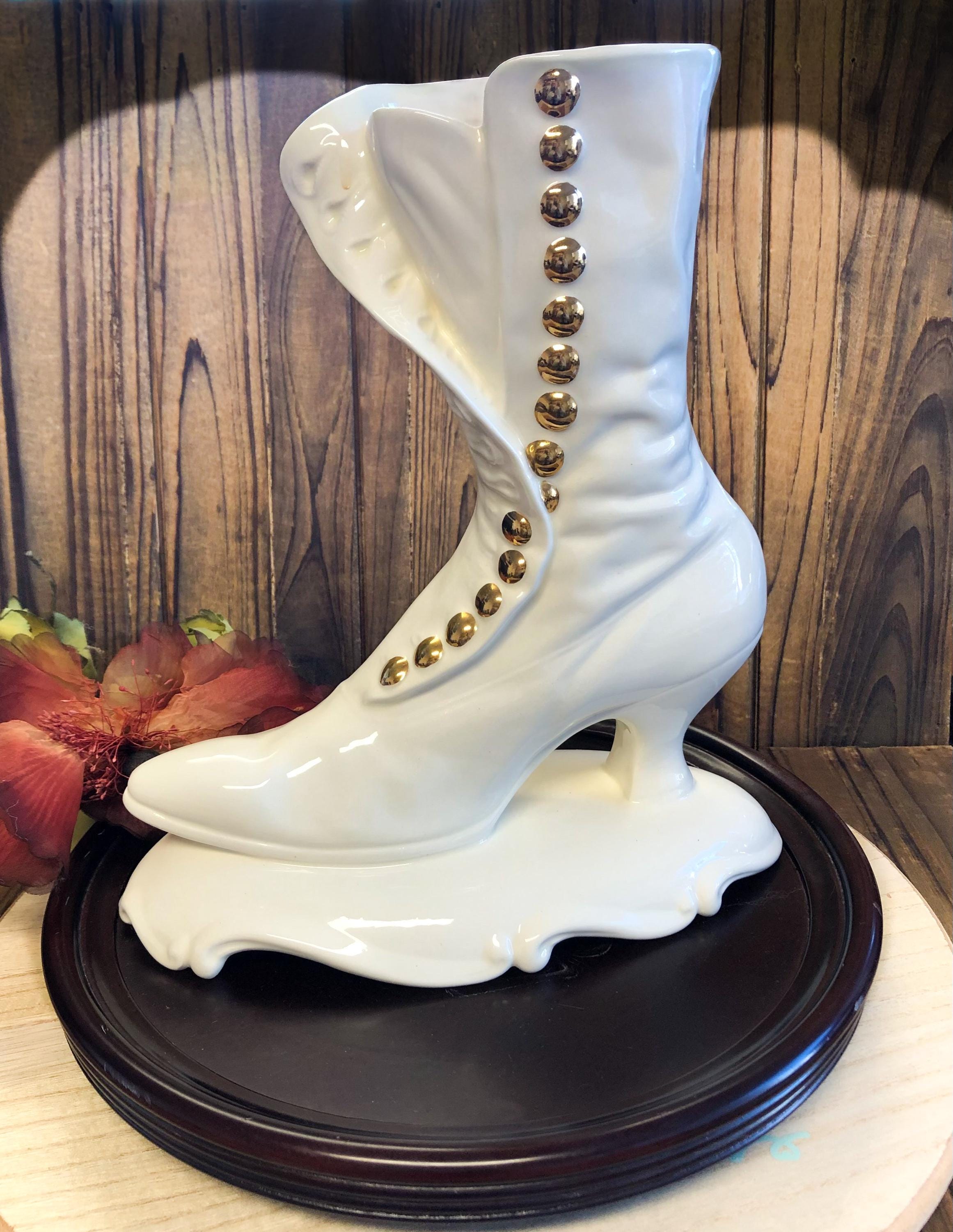 Ceramic Victorian Boot - Etsy