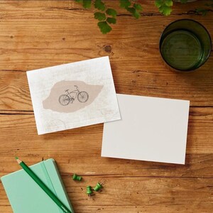 Cartes vierges vintage 4 x 6 Bicycle | 2 cartes numériques | Téléchargement instantané
