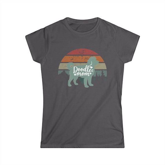 Doodle Mom T-Shirt: Softstyle Tee for Dog Lovers