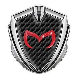 Adesivi Mazda, emblema a cupola in metallo, logo, accessori per auto lucidi, copertura in resina epossidica, distintivo, regalo, parafango per bagagliaio, uomo, papà, lui.