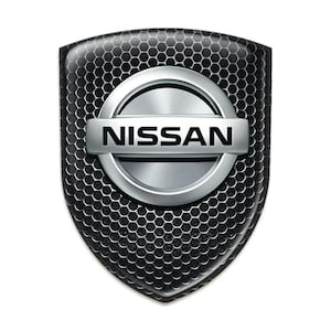 日産ステッカー シールド デカール ロゴ エンブレム フェンダー ドーム型 光沢 カーアクセサリー エポキシ樹脂 シリコンバッジ ブーツ ギフト プレゼント 男性 彼 お父さん
