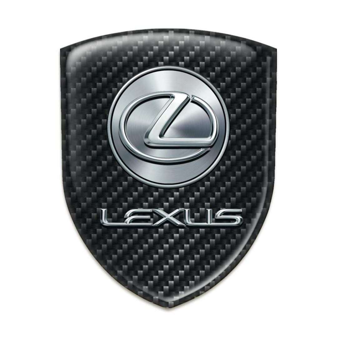 Lexus Logo Domed 3D Sticker: Epoxy Resin Decal, Car Accessories - Etsy