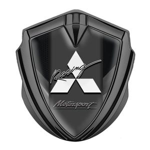 Adesivi con stemma Mitsubishi, scudo in metallo bombato, decalcomania con logo in gel lucido, accessori per auto, copertura in resina epossidica, distintivo regalo per bagagliaio, parafango, uomo, papà, lui.