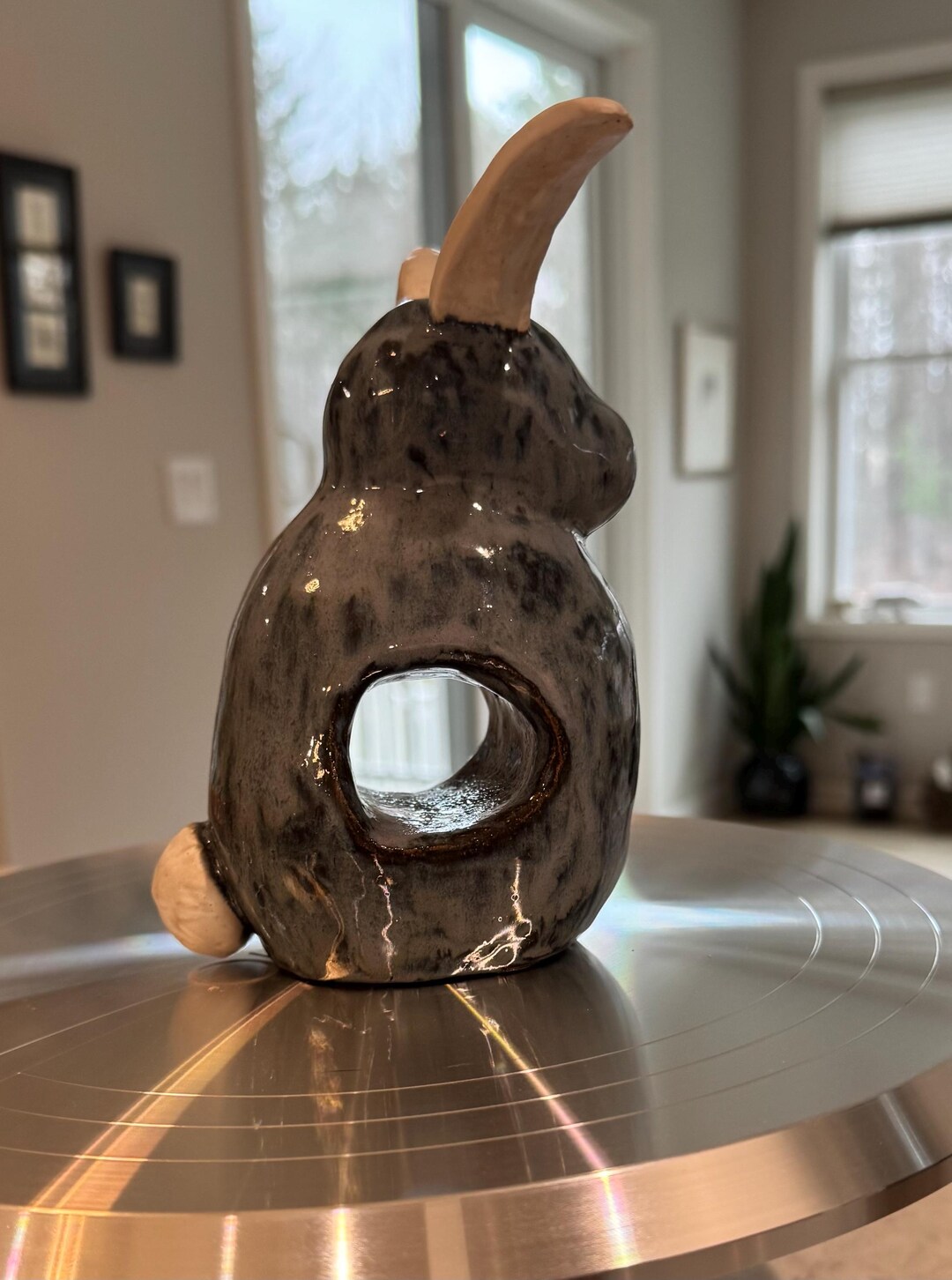 Abstract Ceramic Bunny Rabbit Sculpture - Etsy