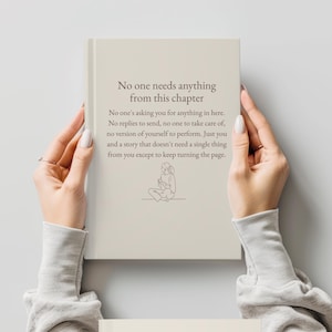 Carnet de lecture douillet pour les amoureux des livres, cadeau pour introvertis, journal de bien-être mental, carnet à couverture rigide pour les passionnés de lecture, cadeau pour lecteurs