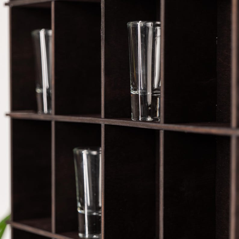 Shot Glass Display Shelfnull