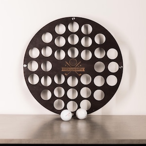 Custom golf ball holder, Golf ball holder for wall, Golf ball organizer personalized, Golf ball wall display custom, Golf ball collector